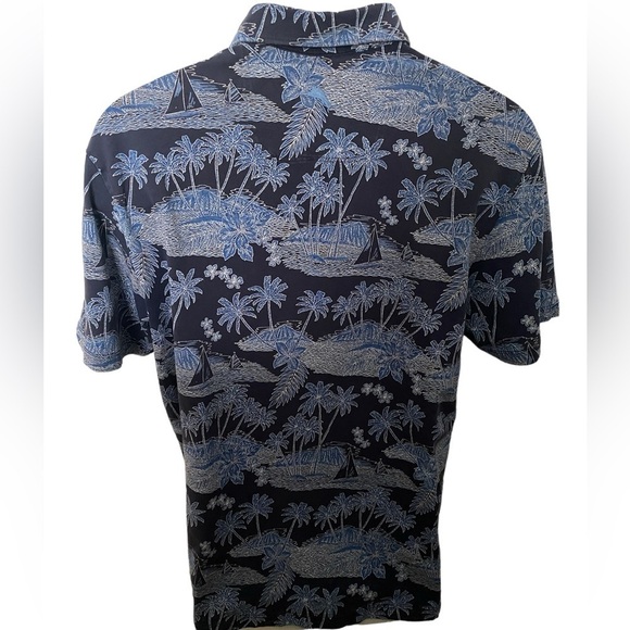 TOMMY BAHAMA Tropical Polo Short Sleeve Shirt Men M Medium - Picture 3 of 5